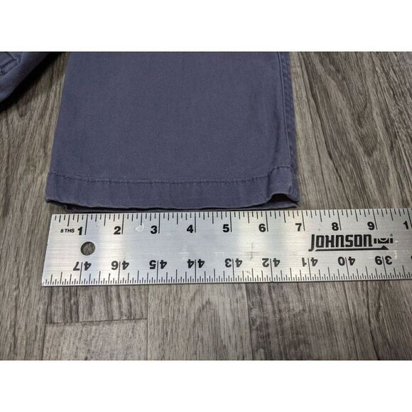 (3/$35) Ann Taylor Loft Pockets Slate Grey Blue Straight Leg Cropped Pants - Picture 10 of 10